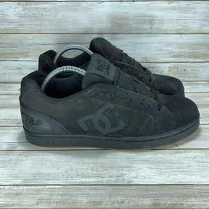DC Clemente Mens Size 9 Black Low Fat Tongue Skateboarding Shoes 303156